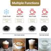 Household Automatic Milk Frother Machine Portable Large Capacity Electric Milk Foam Maker Multi Functional Milk Heater