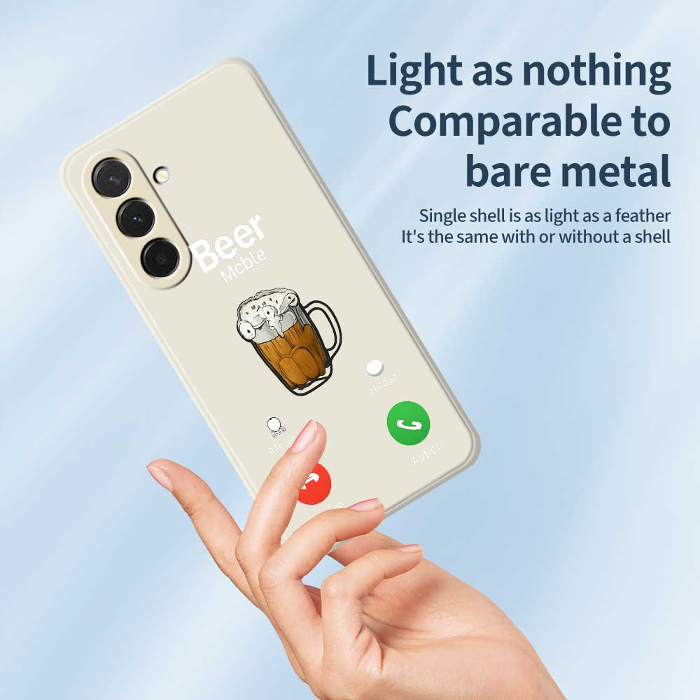 Чехол для Samsung Galaxy A36 5G с принтом пивного узора, TPU задняя крышка для телефона с прямыми краями