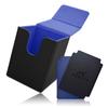 AROXIA Deck Case Коллекционный карточный чехол, совместимый с различными карточными играми, черный x (Вертикальный корпус, синий)