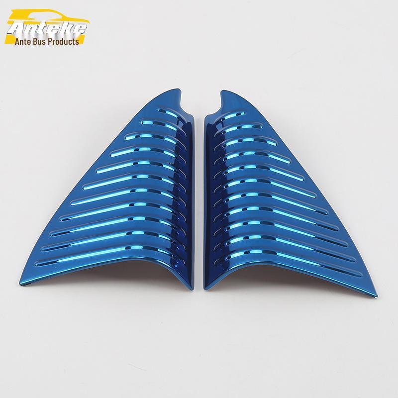 T-Roc 18 Front Pillar Stainless Steel Decorative Panel Triangle Sticker Accessory