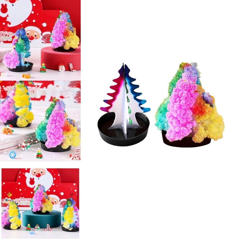 Волшебное бумажное дерево Сделай сам Рождественская елка с растущими кристаллами Ностальгическая игрушка для детей Идеальный подарок на Рождество
