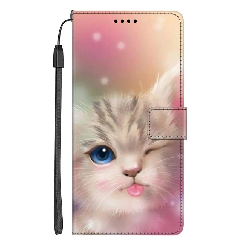 Кожаная обложка-книжка для Xiaomi 15T Xiaomi 15T Pro 5G Чехол Кошелек Флип Мультяшный Милый Кот Собака Чехол для Xiaomi 15 Ultra 15 Pro 15 5G