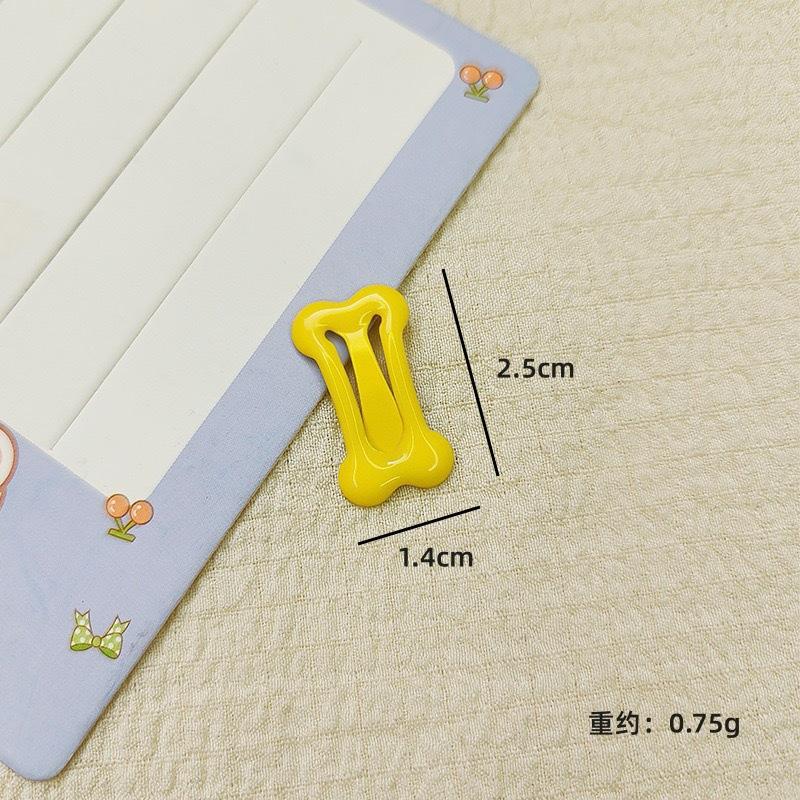 2.5cm Oil Drop Dopamine Color Hair Clip Small Bone Sweet Cute Girl BB Clip Side Bangs Broken Hair Small Hair