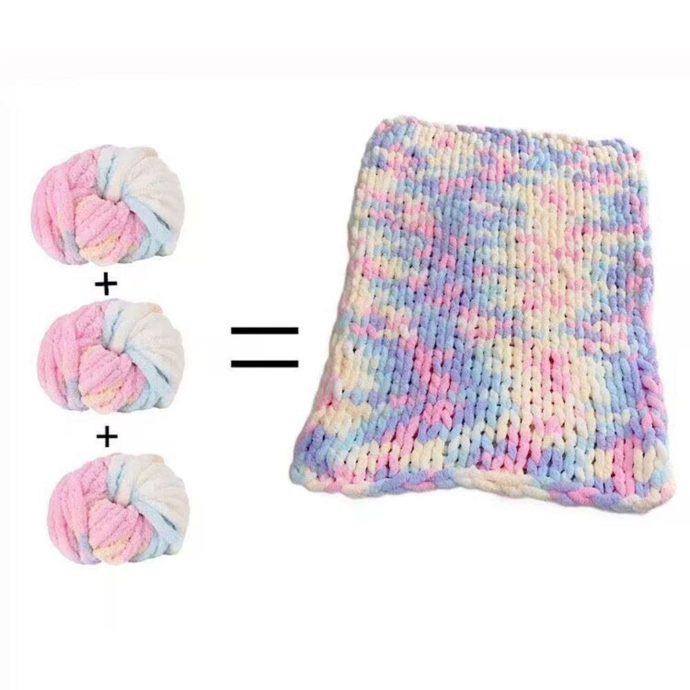 Soft Chunky Yarn Thick Blanket Yarn DIY Coarse Yarn  for Knitting And Crochet