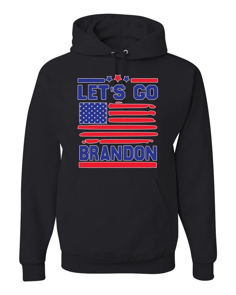Lets Go Brandon Patriotic FJB USA Flag Political Unisex Sweatshirt