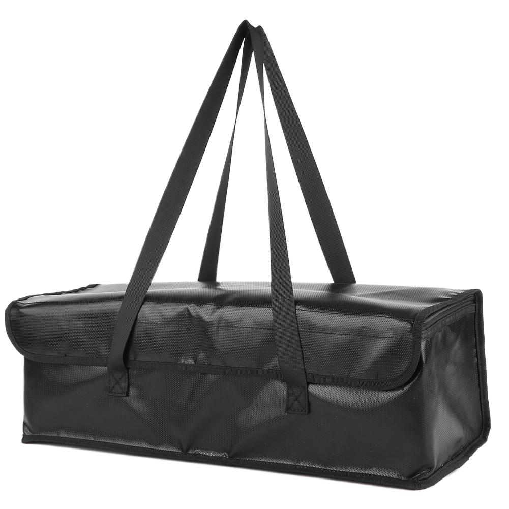 Сумка для аккумулятора электровелосипеда Огнеупорная сумка для аккумулятора Взрывозащищенная сумка для безопасного хранения аккумулятора Водонепроницаемая сумка для транспортировки аккумулятора для хранения и транспортировки