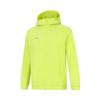 Li Ning Group Purchase Series Logo Raglan Zipper Hooded Sports Windbreaker Men Outerwear Yellow Fluorescent-Green AFDU627-5
