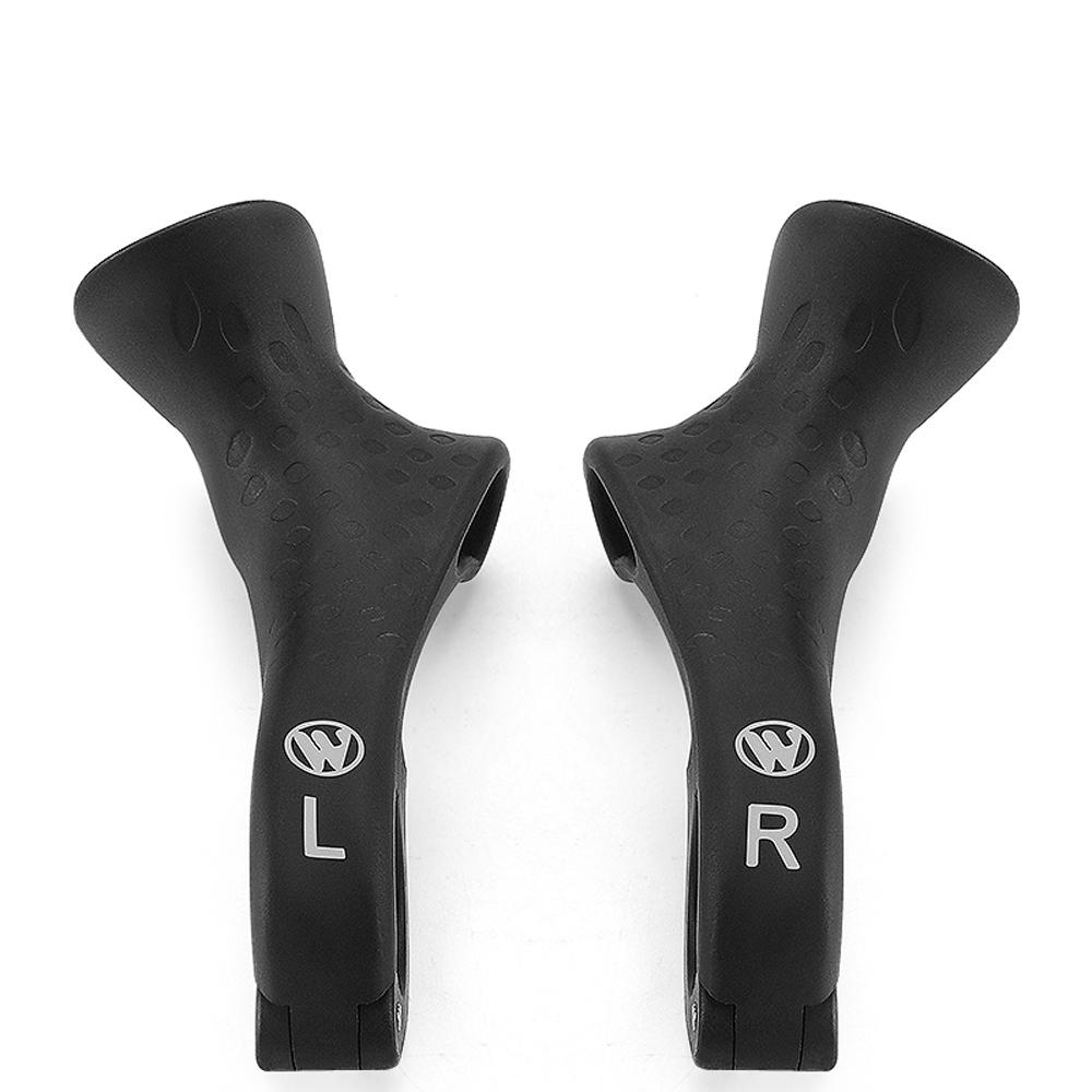 Удобные флуоресцентные заглушки руля велосипеда, эргономичный дизайн, руль велосипеда, нейлоновые ручки руля велосипеда, велоаксессуар