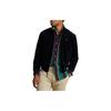 Polo Solid Casual Jacket Men Jackets Navy-Blue MNPOOTW16021196-410