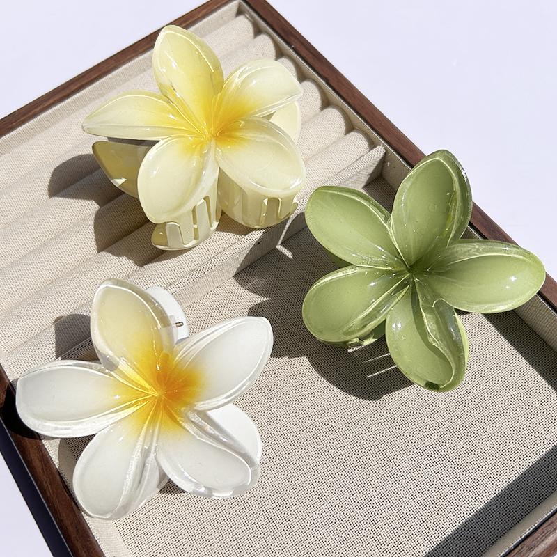 Новые гавайские градиентные цветочные заколки для волос женские модные большие заколки для волос шпильки для девочек заколки аксессуары для волос в стиле бохо