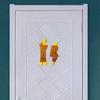 Entrance Bathroom Door Mirror Surface Decal Woman & Man Toilet Wall Stickers Washroom Sign Poster
