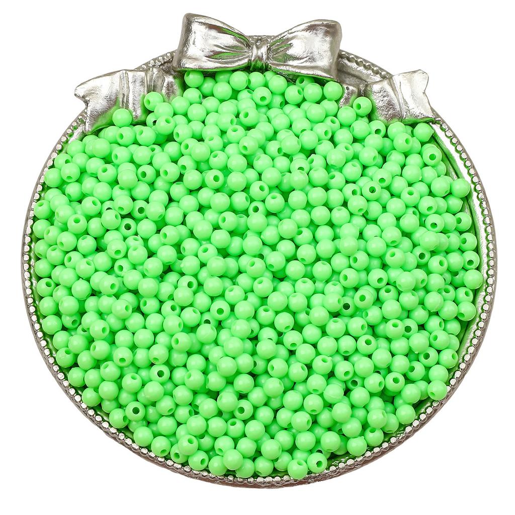 Бусины для браслета ручной работы 3/4 мм акриловые однотонные круглые бусины бусины ручная работа бусины для браслета россыпью бусины ювелирные аксессуары