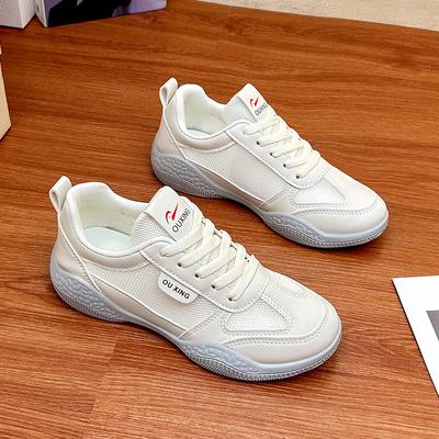 Маленькие белые туфли, женская обувь, повседневная спортивная обувь на толстой подошве для студентов