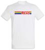 Rainbow Read Mens T-Shirt Queer Gay Gay Lesbian Gay LGBTQ Trans