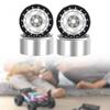 4 Pieces RC Wheel Rim Hub Set for D90 Vehicle with 2.2'' Beadlock Wheels