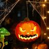 DIY Art Kits for Home Gardening Halloween Lantern Craft Set Kids, Handheld Paper Pumpkin Ghost with LED Light Trick or Treat Party Decoration,