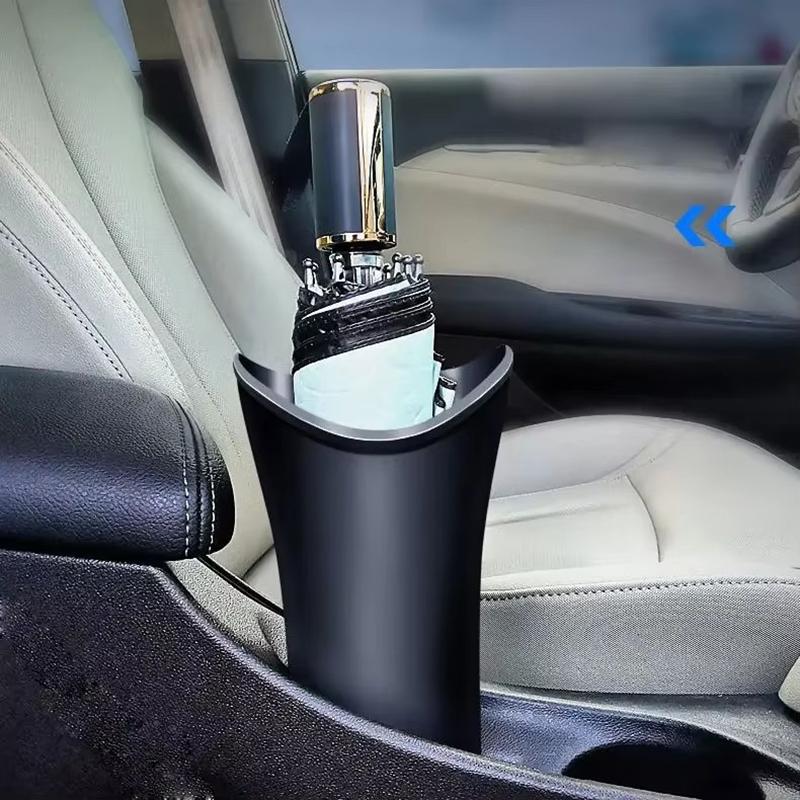 Ведро для хранения зонтов в машине Водонепроницаемый ящик для хранения на заднем сиденье автомобиля Держатель для зонтов Мусорное ведро Автомобильные аксессуары для интерьера