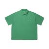 Li Ning Vital Series Solid Color Loose Casual Short Sleeve Polo Shirt Unisex Polo Shirts Green APLU035-5