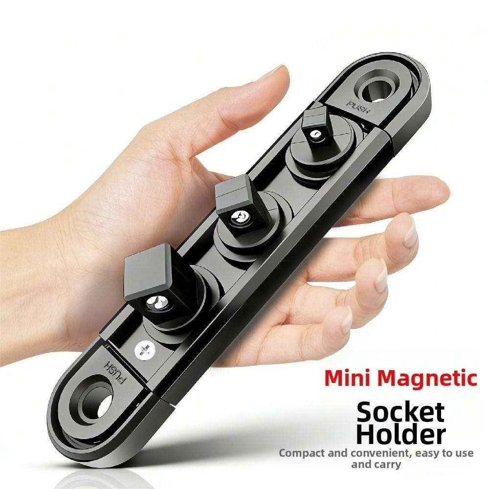 Mini Socket Storage Rack Portable Tool Storage Strip  for Garage Tool Socket Storage Display