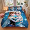 Frozen Sisters Embrace Print 3Pcs Bedding Setduvet Cover With 2 Bedropillowcase Home Birthday Gift