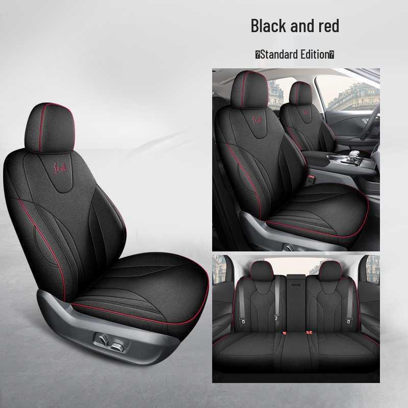 Всесезонные льняные чехлы на сиденья для Hongqi EQM5 Travel Edition EV