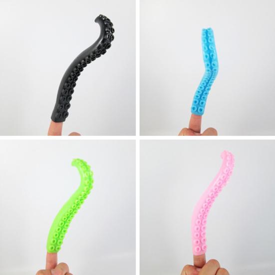 Kids Plastic Mini Finger Tentacle Octopus Prank Toy Cosplay Party Supplies Prop