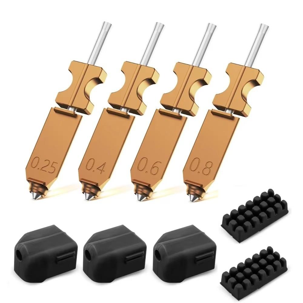 Quick Release 3D Printing Nozzle 0.25mm 0.4mm 0.6mm 0.8mm All Metal Hot End for Flashforge AD5X