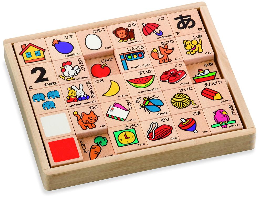 KUMON PUBLISHING NEW Hiragana Tsumiki Деревянные развивающие игрушки для детей от 3 лет KUMON