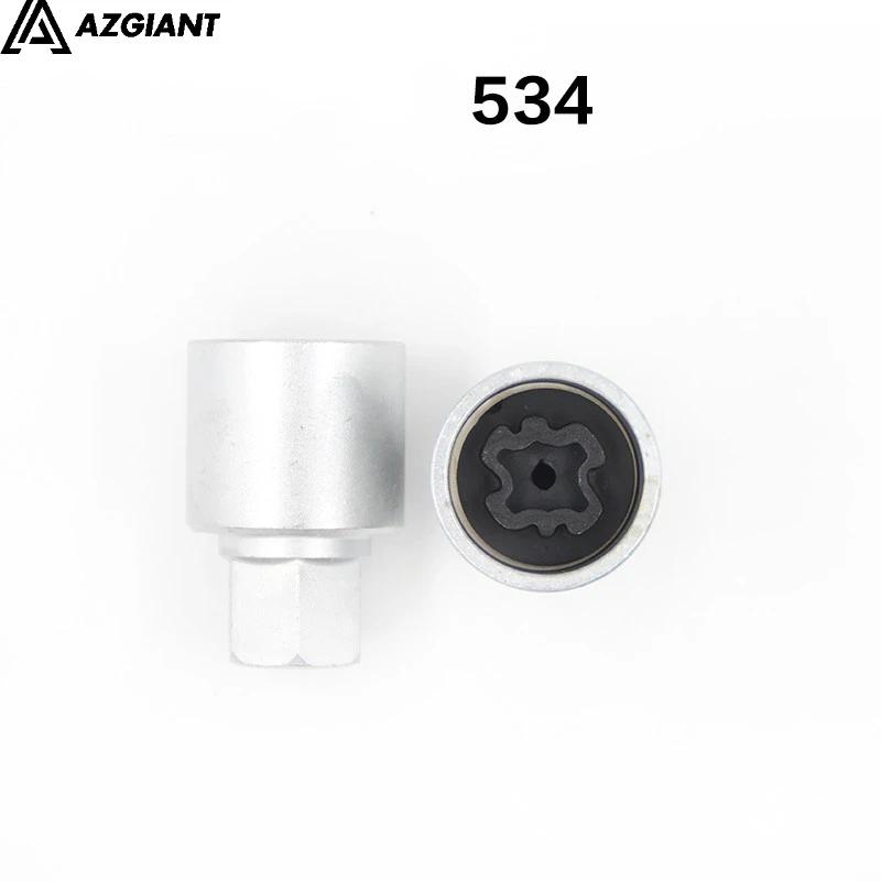 1 шт. Инструмент для снятия противоугонных винтов автомобильных шин, гильза-ключ для Volkswagen Beetle Polo Golf Jetta Passat CC Tiguan, Инструменты для ремонта