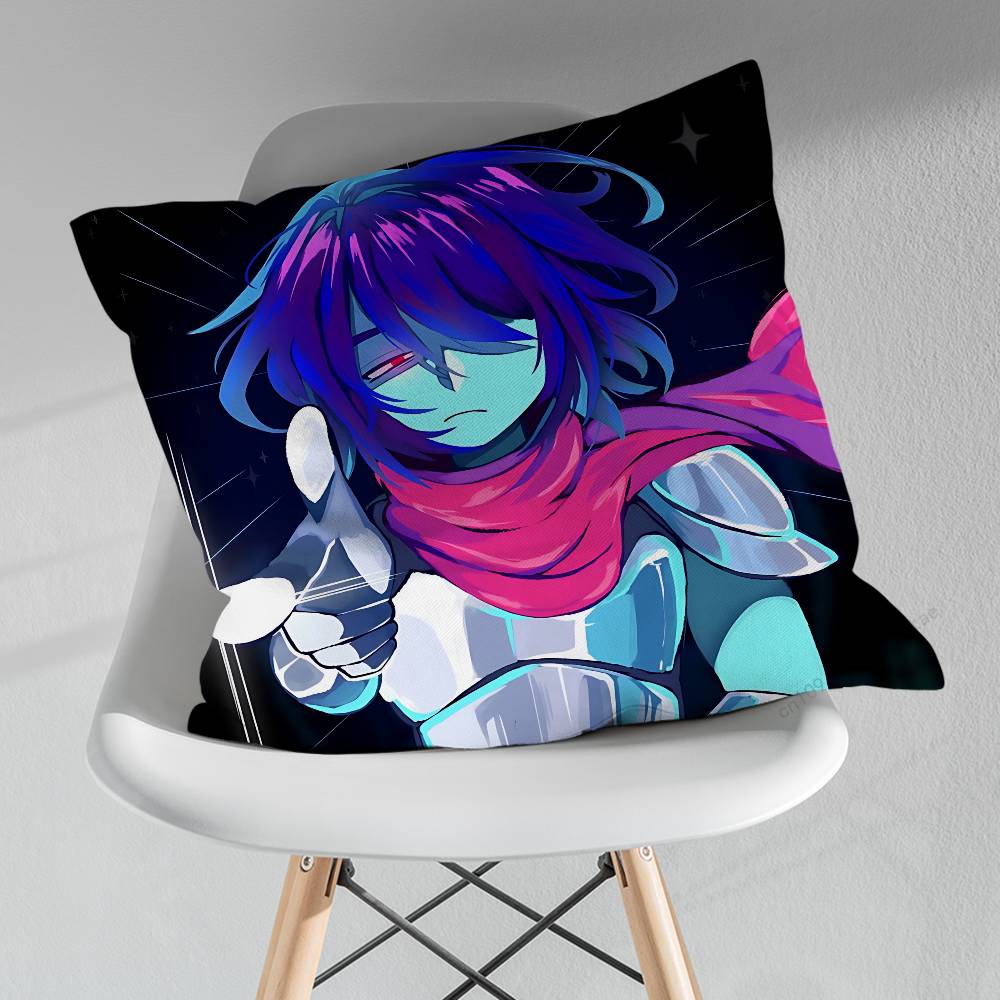 Cool DDeltarune KKris Throw Pillow Case Living Room Sofa Cushion Cover For Home Bedroom Decoration Protector