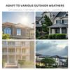 Solar Powered Rainproof WiFi Video Door Bell, Digital Peephole Design, Waterproof Night Vision Smart Intercom Security Camera