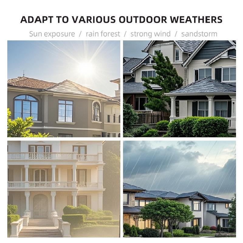 Solar Powered Rainproof WiFi Video Door Bell, Digital Peephole Design, Waterproof Night Vision Smart Intercom Security Camera