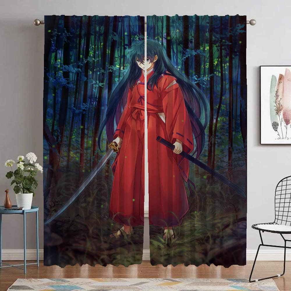 Шторы Inuyasha Blackout для гостиной, занавески для домашнего интерьера, 2 шт., занавески для перегородки, тюль для спальни