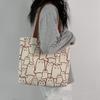 Canvas Bags Handbag for Women Shopper Cute Cat Tote Bag with Zipper Designer Bag Style Cartoon Small Shoulder