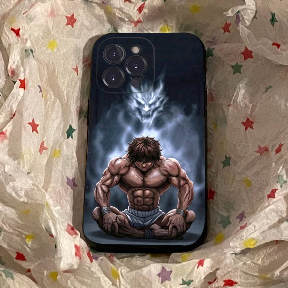 Крутой B-Baki HanmaS Для iphone 17 16 15 14 11 12 13 Pro Max Plus Чехол Милый Арт Чехол для Телефона