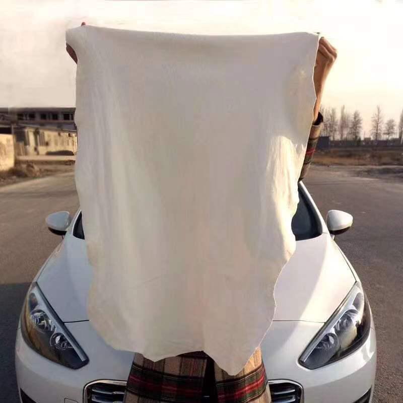 Deerskin Car Wash Towel - Lint-Free Suede Sheepskin Glass Cleaning Rag