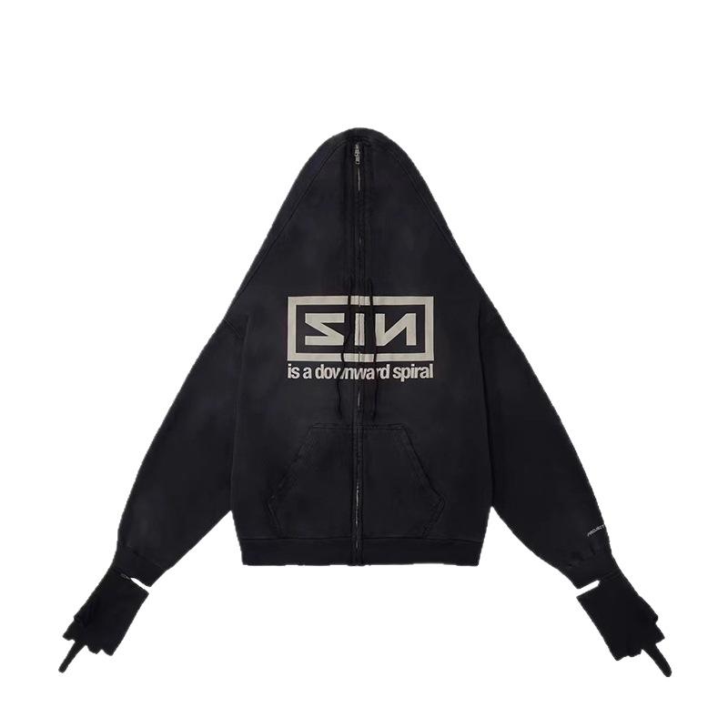 Мужская куртка Grailz Американская перчатки-трансформеры на молнии кардиган худи