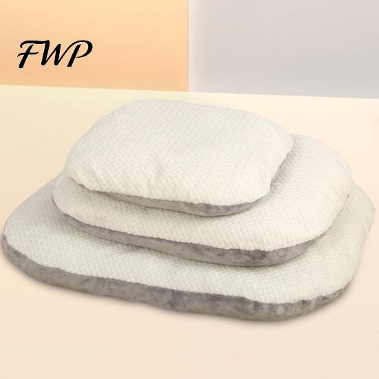 Durable Pet Bed Mat Dog Double-sided Cat Sleeping Pad Cushion with High-elastic Pearl Cotton Removable Washable Cover Supportive Bedding for