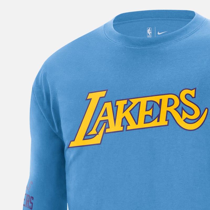 Nike Футболка с длинным рукавом Los Angeles Lakers Courtside DA7315-462
