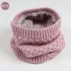 Мужской Женский Зимний Вязаный Бесконечный Шарф Флисовый Нагреватель Шеи Снуд Экстремально Теплый для Молодежи Мальчиков Девочек
