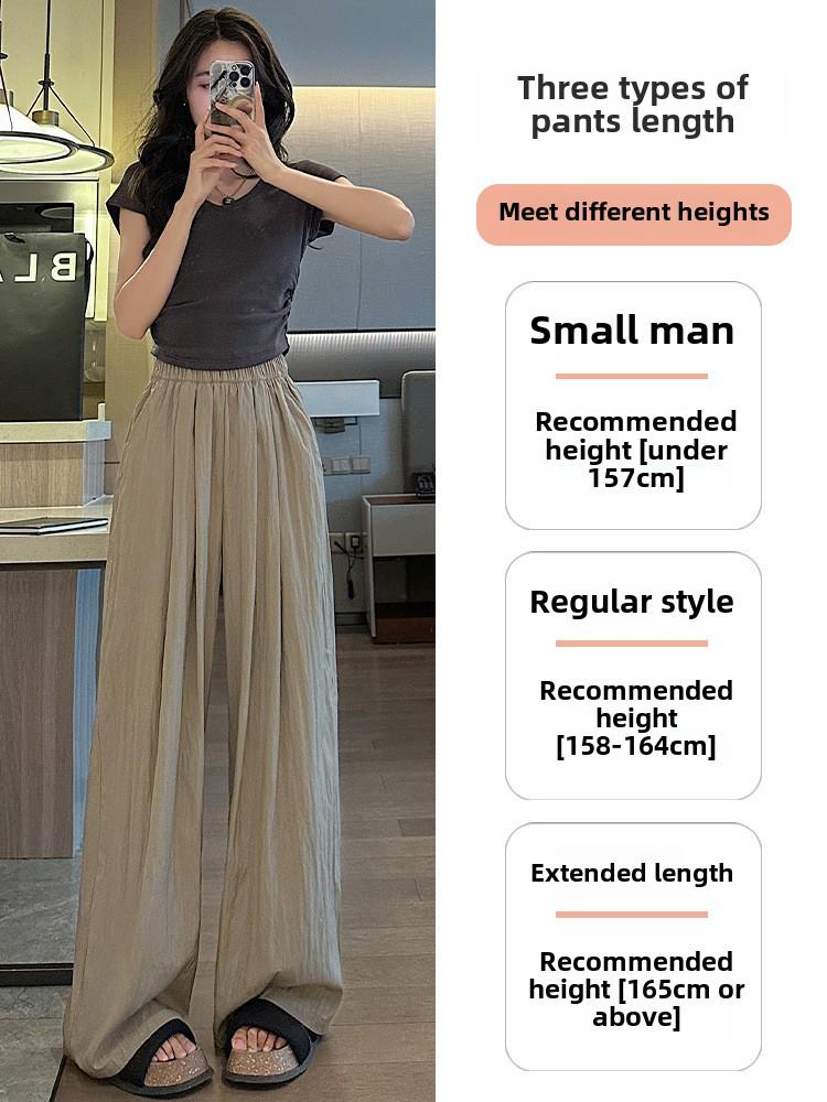 Женские японские плиссированные брюки широкого кроя: Узкие, свободные, с высокой талией, летние брюки с защитой от солнца