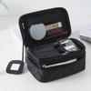2-tier Cosmetic Pouch Zipper Makeup Box Travel Pouch