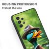 Мультяшный аниме-утенок Для Samsung A73 A72 A71 A55 A54 A53 A52 A51 A13 A22 A16 A15 A12 A14 A26 A07 5G Черный чехол для телефона