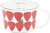 Tamahashi Plune Measuring Red "Prune" Cup, 450ml, Strawberry, Enamel, MC-603