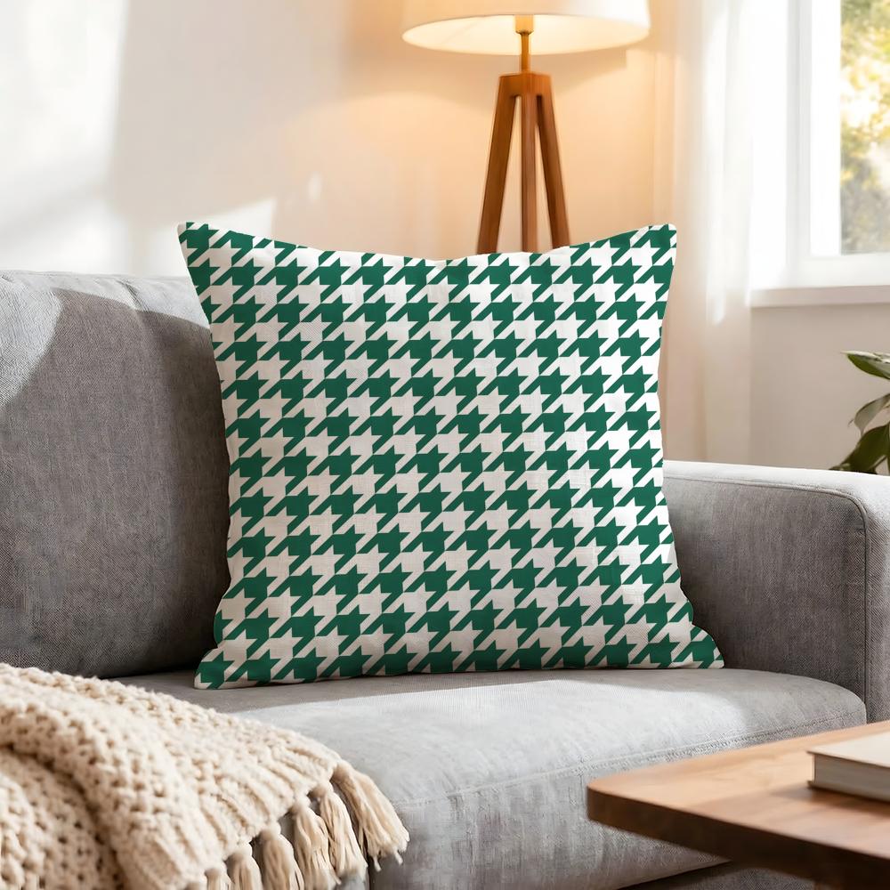 Pattern Houndstooth Pattern Cushion Cover Pcs Decorative Covers Soft Cushion Case for Sofa Couch Decor x x Pillowcases
