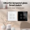 2026 Kooyii Wifi 1/2/3/4 Gang Smart Touch Switch Glass Panel Remote Control Neeed Neutral for Smart Home Wall Light Smart Switch