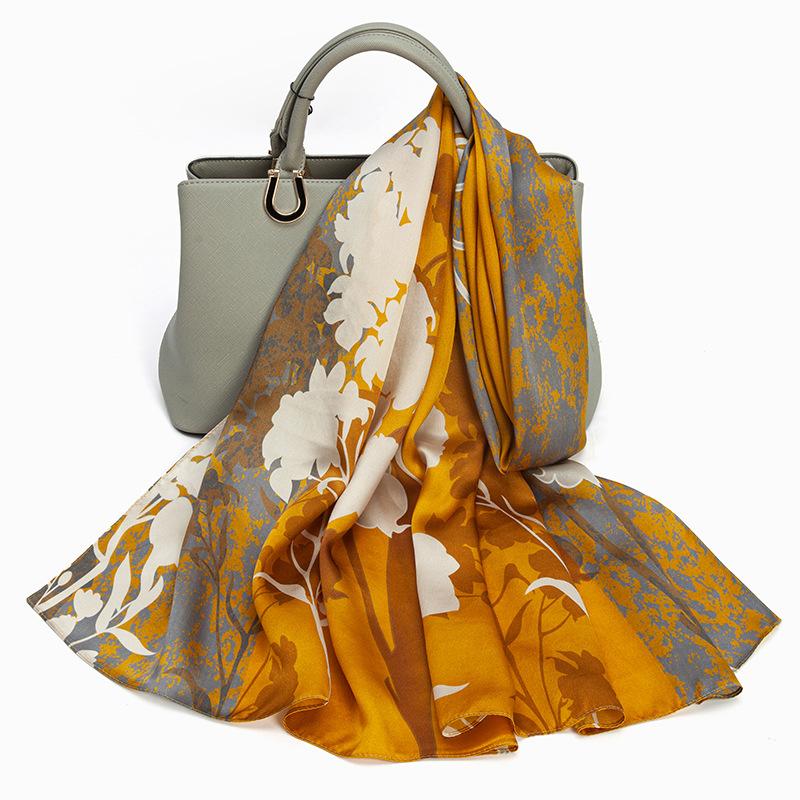 Shanghai Story New Mulberry Silk Scarf for Women In Summer Thin and Versatile Hangzhou Silk Shawl Gift Scarf for Mom