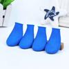 4Pcs WaterProof Dog Rain Shoes Anti-slip Pet Dog Rain Boots Pet Foot Cover Pet Socks  Puppy