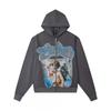 American Street Hip Hop Hoodie Teens Loose Fit Cotton Blend Casual Wear