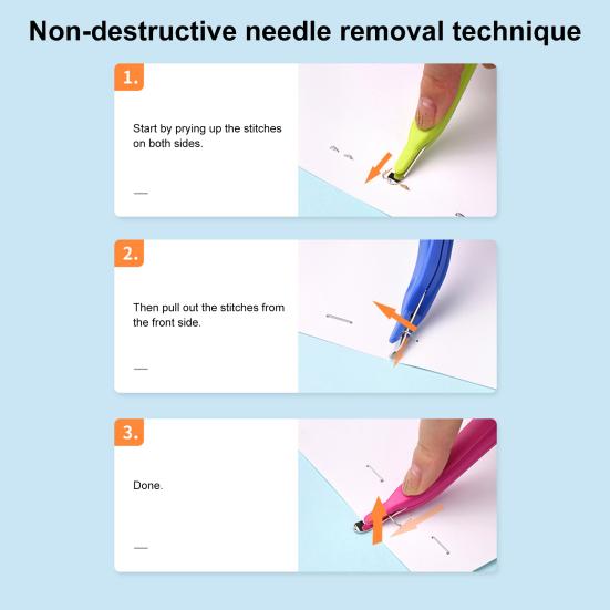 Staple Remover Labor-saving Universal High Efficiency Portable Pen Type Needle Removal Nail Puller for School